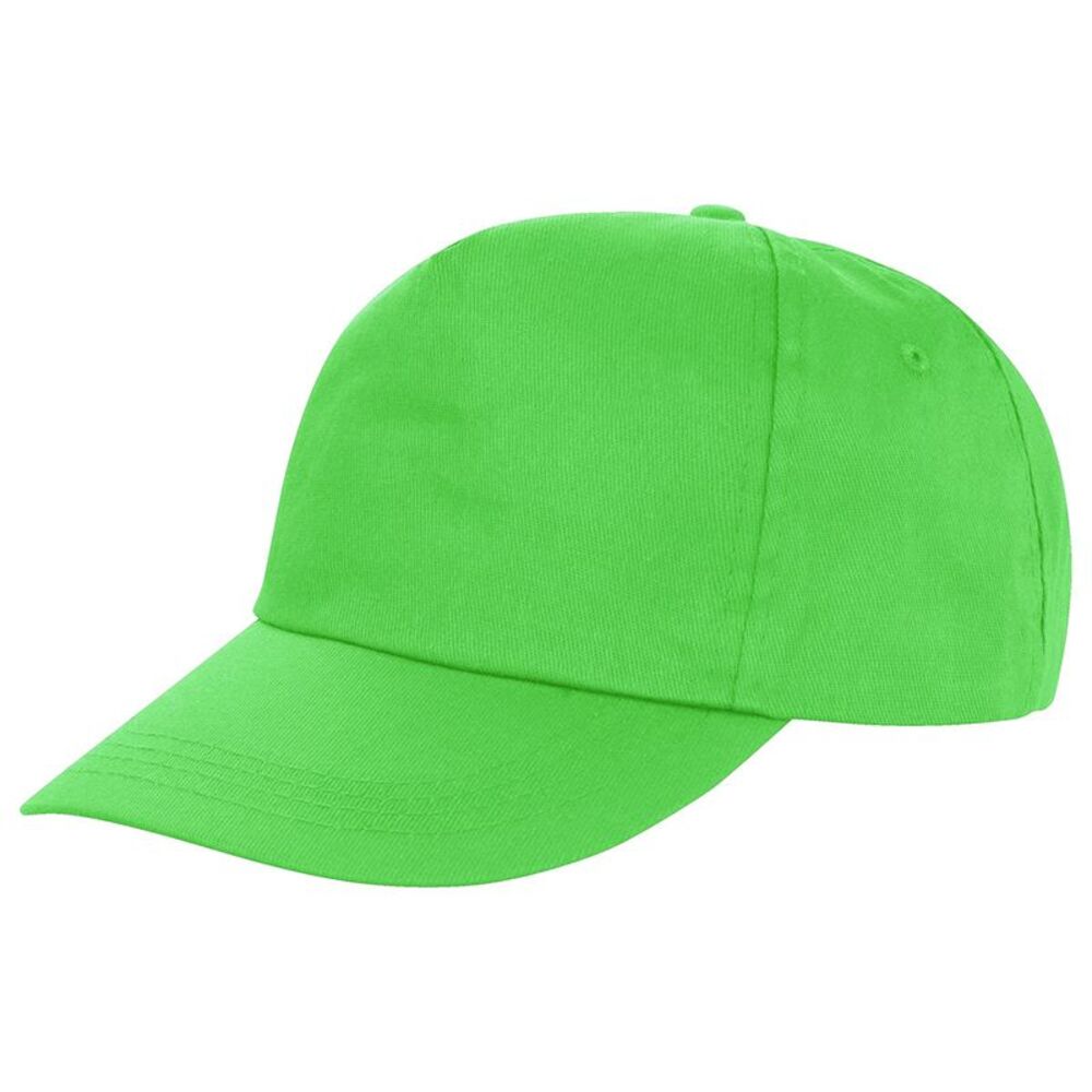 Result Headwear Houston 5 Panel Cap / Lime